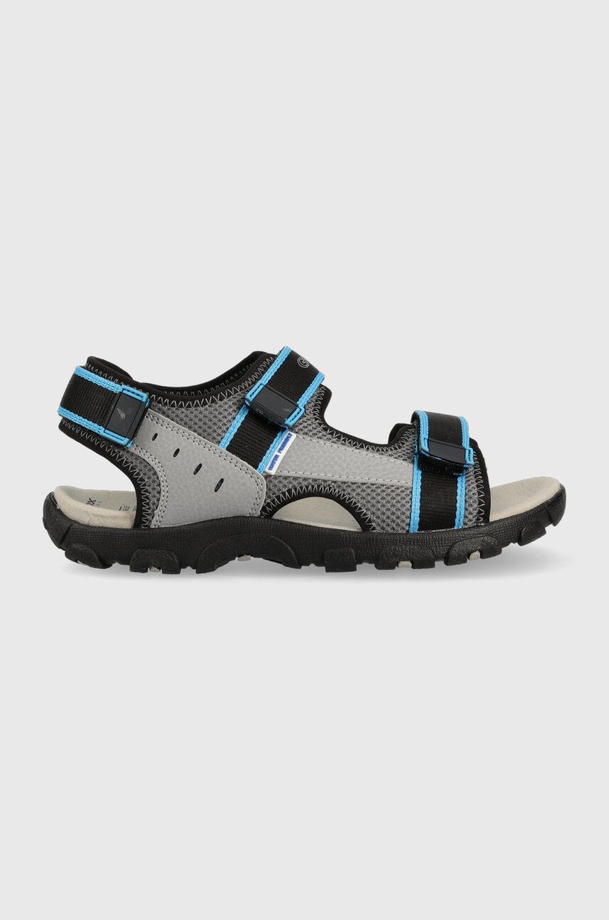 Dětské sandály Geox šedá barva