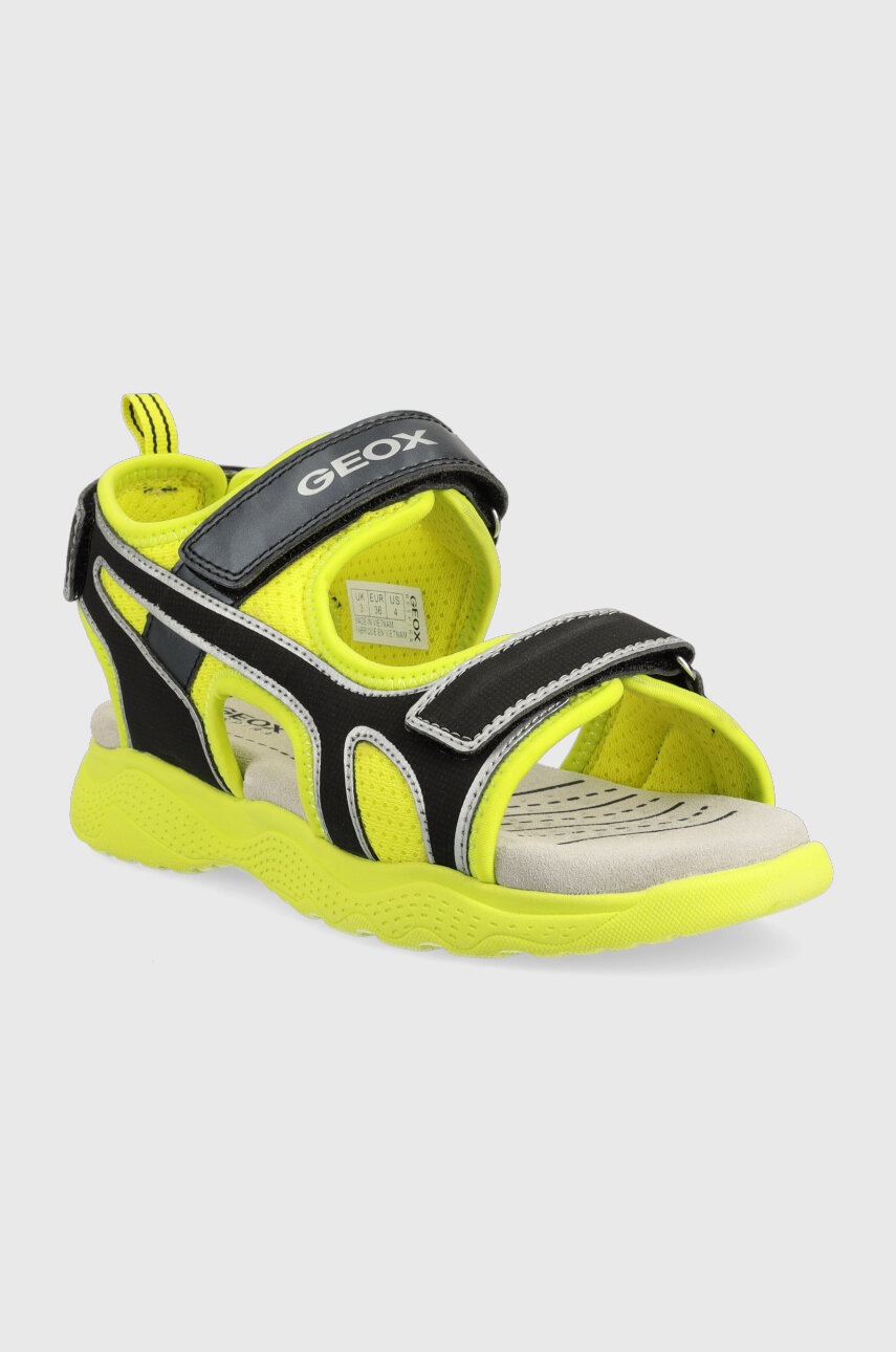 Детские сандалии Geox цвет зелёный