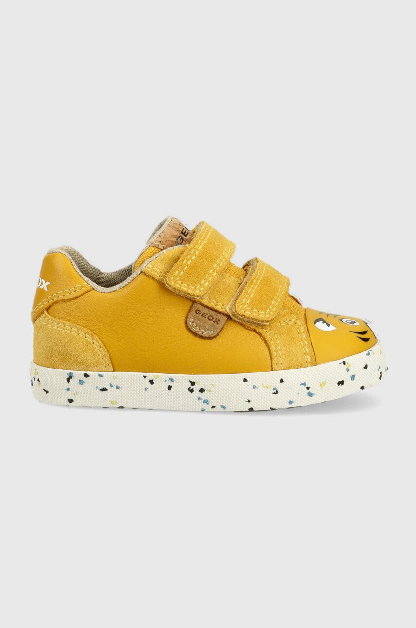 Levně Dětské sneakers boty Geox x WWF žlutá barva