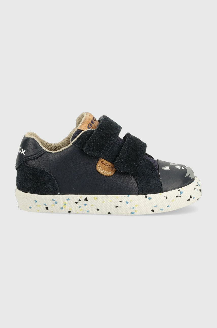 Dětské sneakers boty Geox x WWF tmavomodrá barva - námořnická modř -  Svršek: Textilní materiál