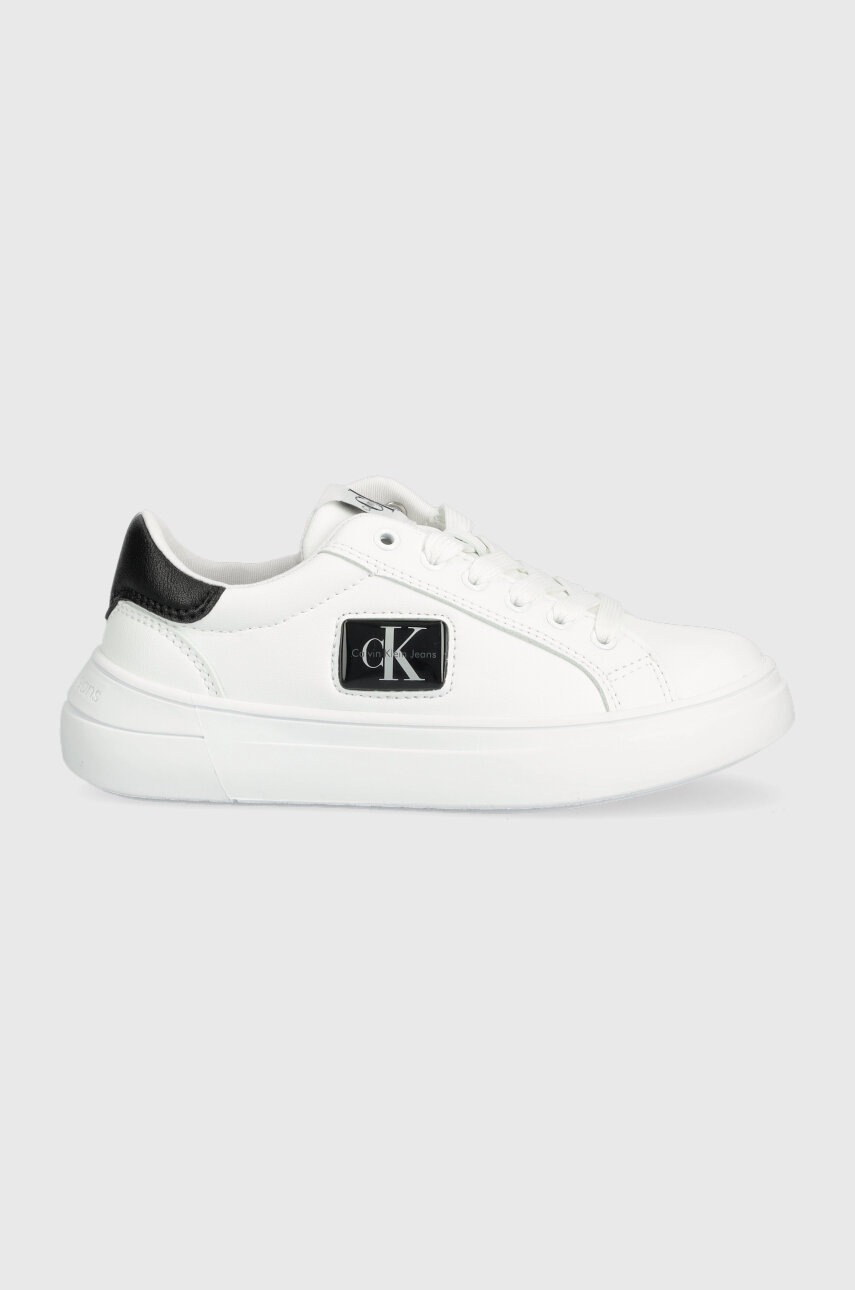 

Детски маратонки Calvin Klein Jeans в бяло, Бял
