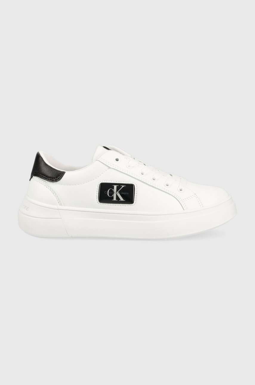 

Детски маратонки Calvin Klein Jeans в бяло, Бял