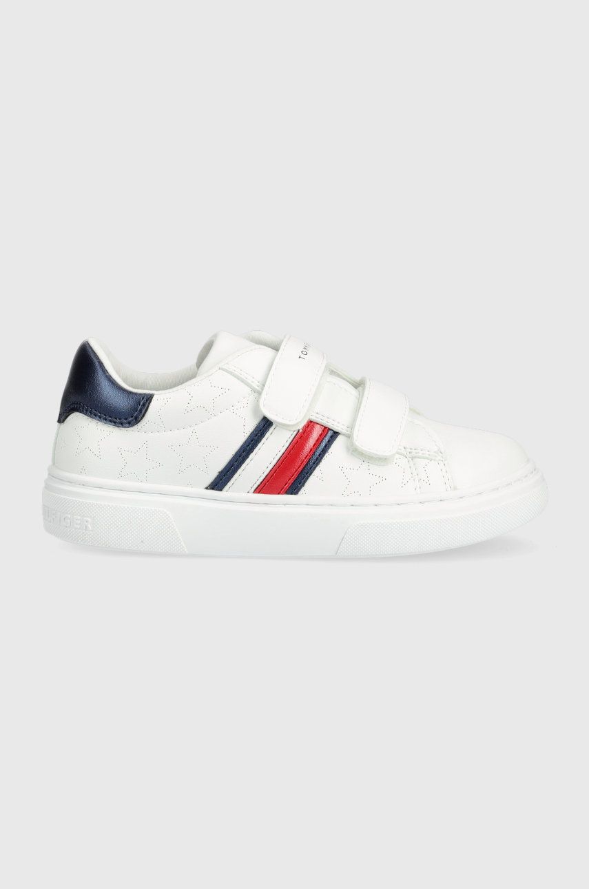 

Детски маратонки Tommy Hilfiger в бяло, Бял