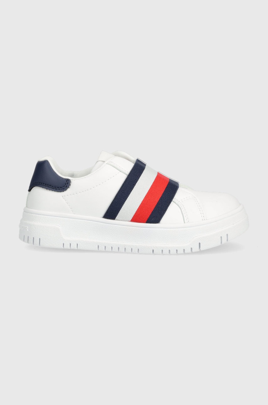 

Детски маратонки Tommy Hilfiger в бяло, Бял