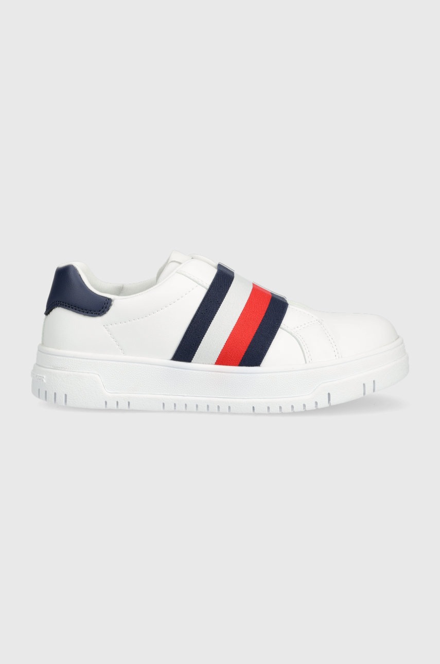 

Детски маратонки Tommy Hilfiger в бяло, Бял