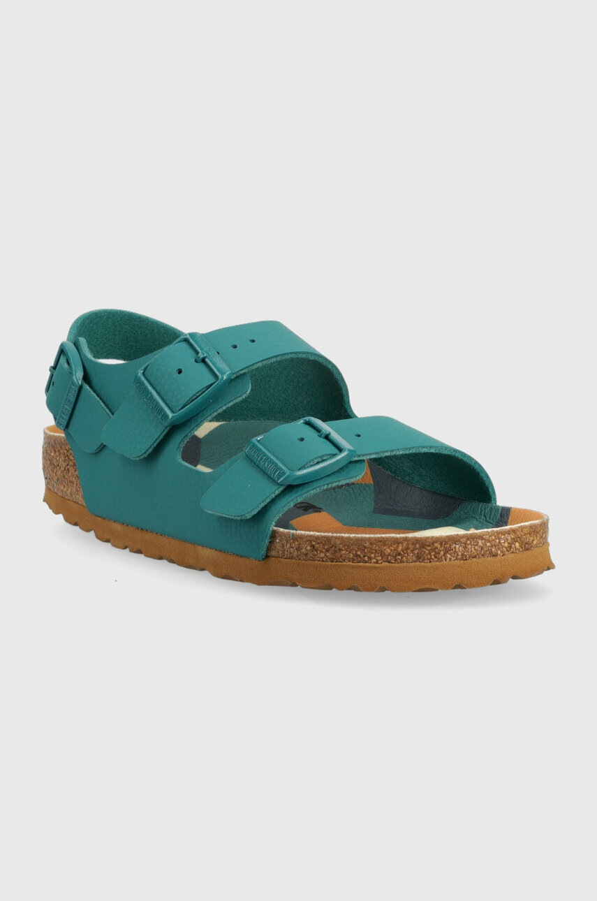 

Дитячі сандалі Birkenstock Milano колір бірюзовий