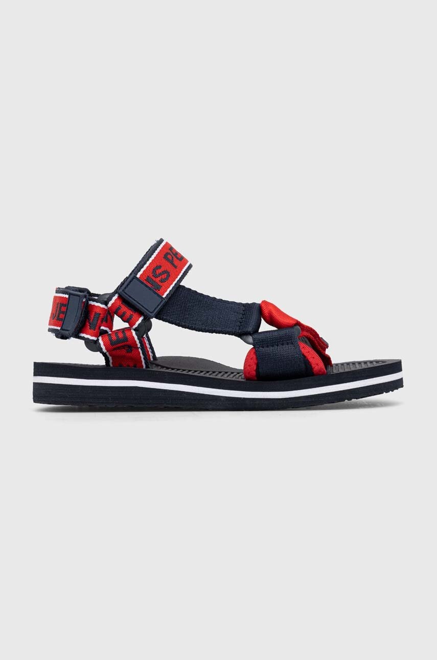 Pepe Jeans sandale copii culoarea albastru marin