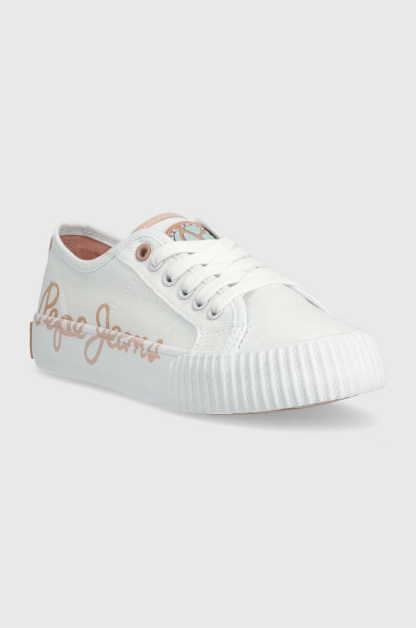 

Дитячі кеди Pepe Jeans колір білий