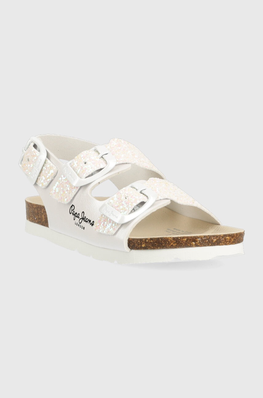 Детские сандалии Pepe Jeans цвет белый Детские сандалии Pepe Jeans цвет белый