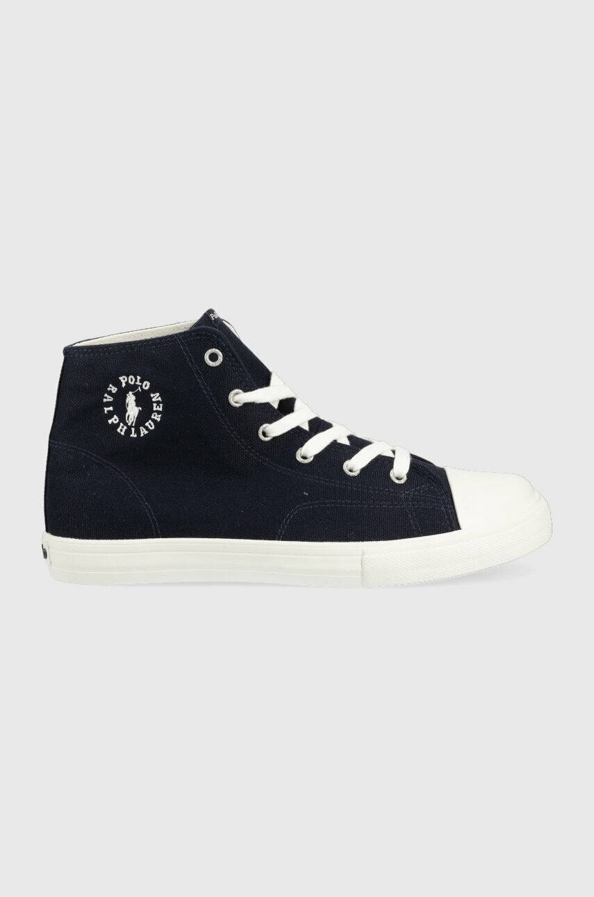 Детские кеды Polo Ralph Lauren цвет синий Детские кеды Polo Ralph Lauren цвет синий
