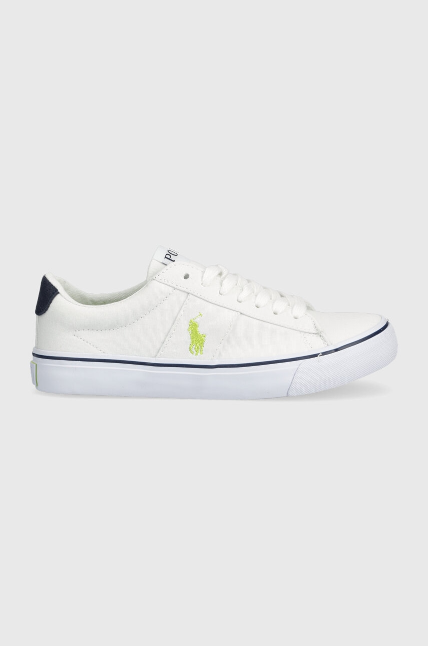 Детские кеды Polo Ralph Lauren цвет белый Детские кеды Polo Ralph Lauren цвет белый