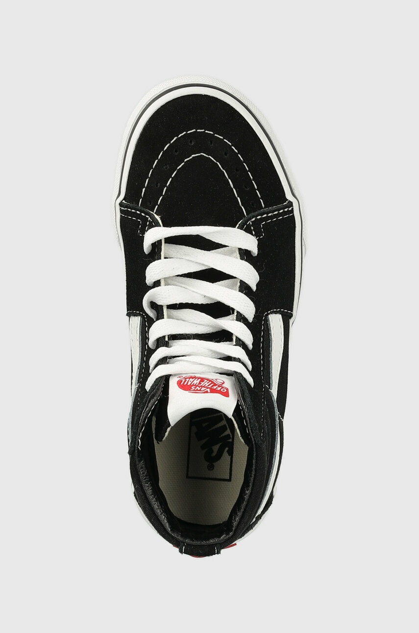 Dětské tenisky Vans UY SK8 Hi BLACK/TRUE WHIT