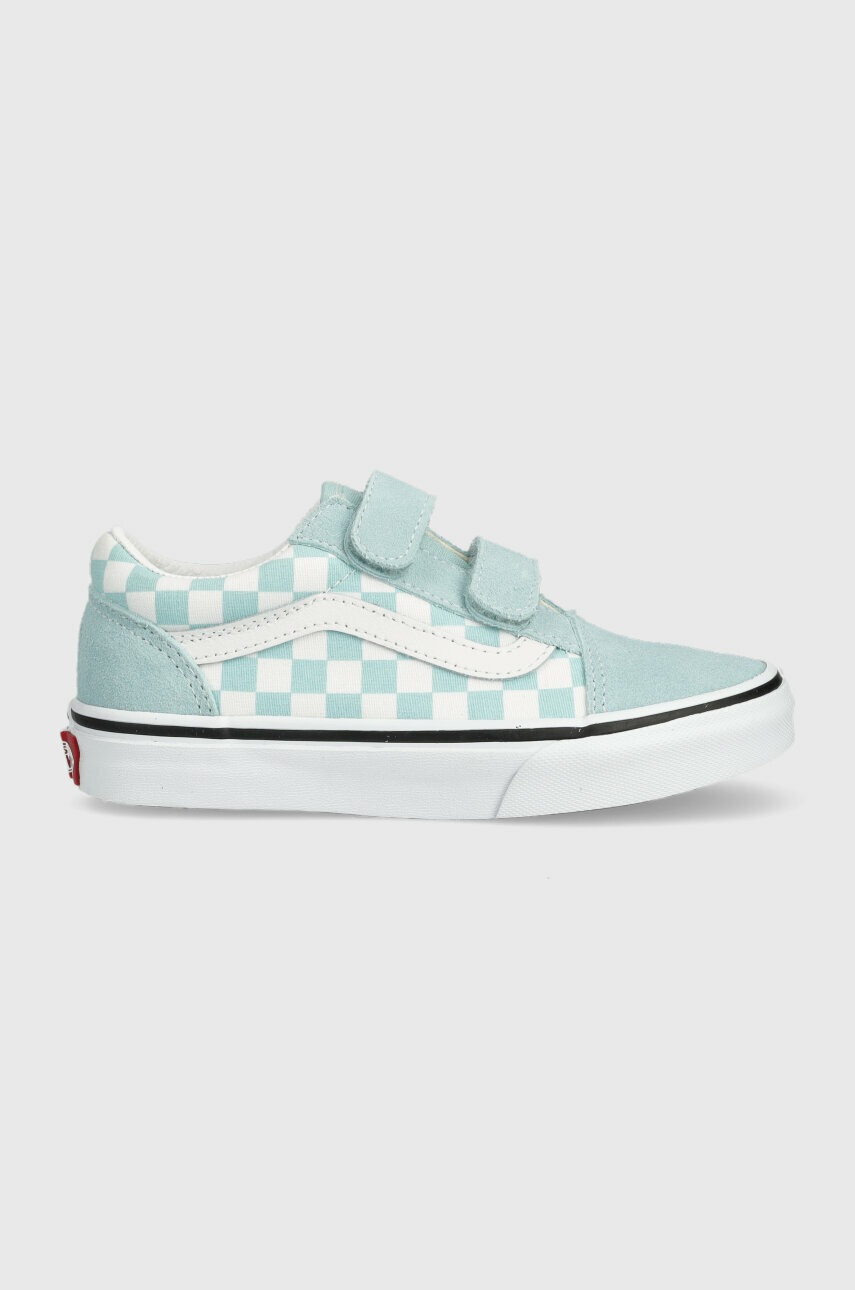 

Кеди Vans UY Old Skool V CTHR CHBD MBLUE колір бірюзовий