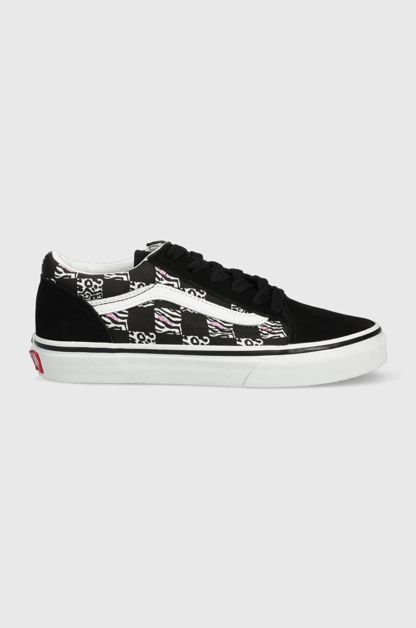 

Дитячі кеди Vans JN Old Skool ZEBR BLACK колір чорний