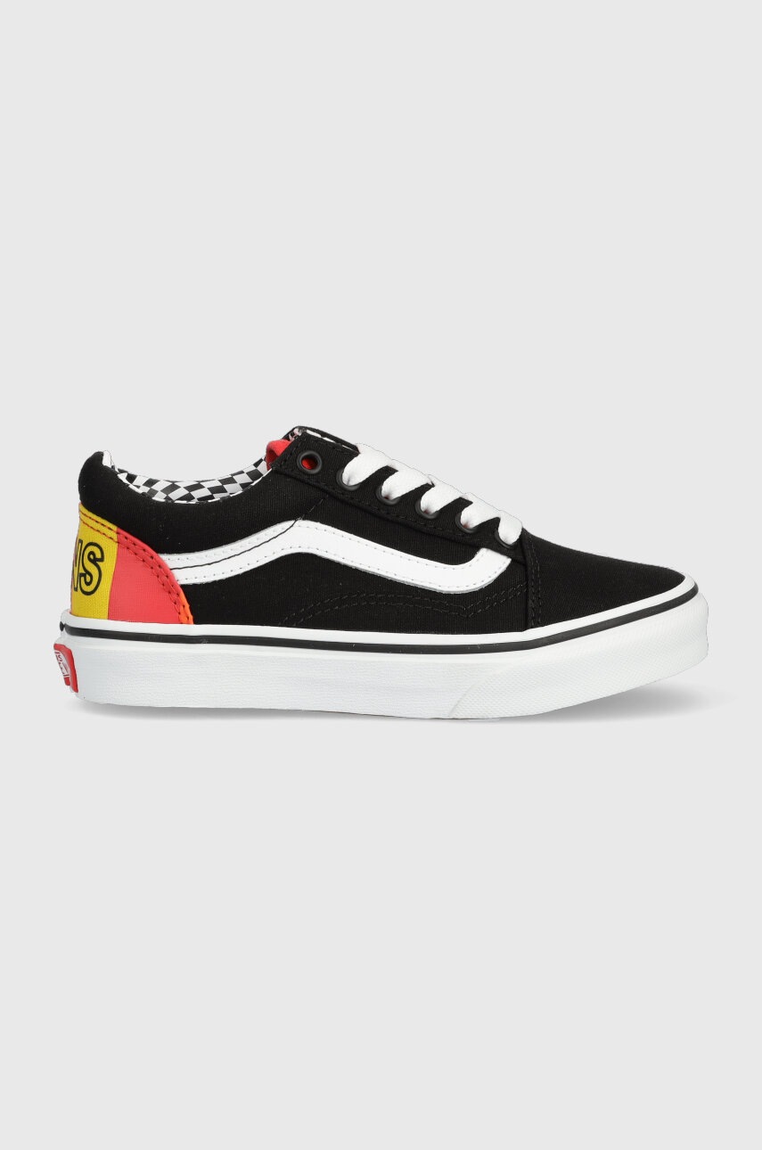 Vans tenisi copii UY Old Skool GRDT BLKML culoarea negru