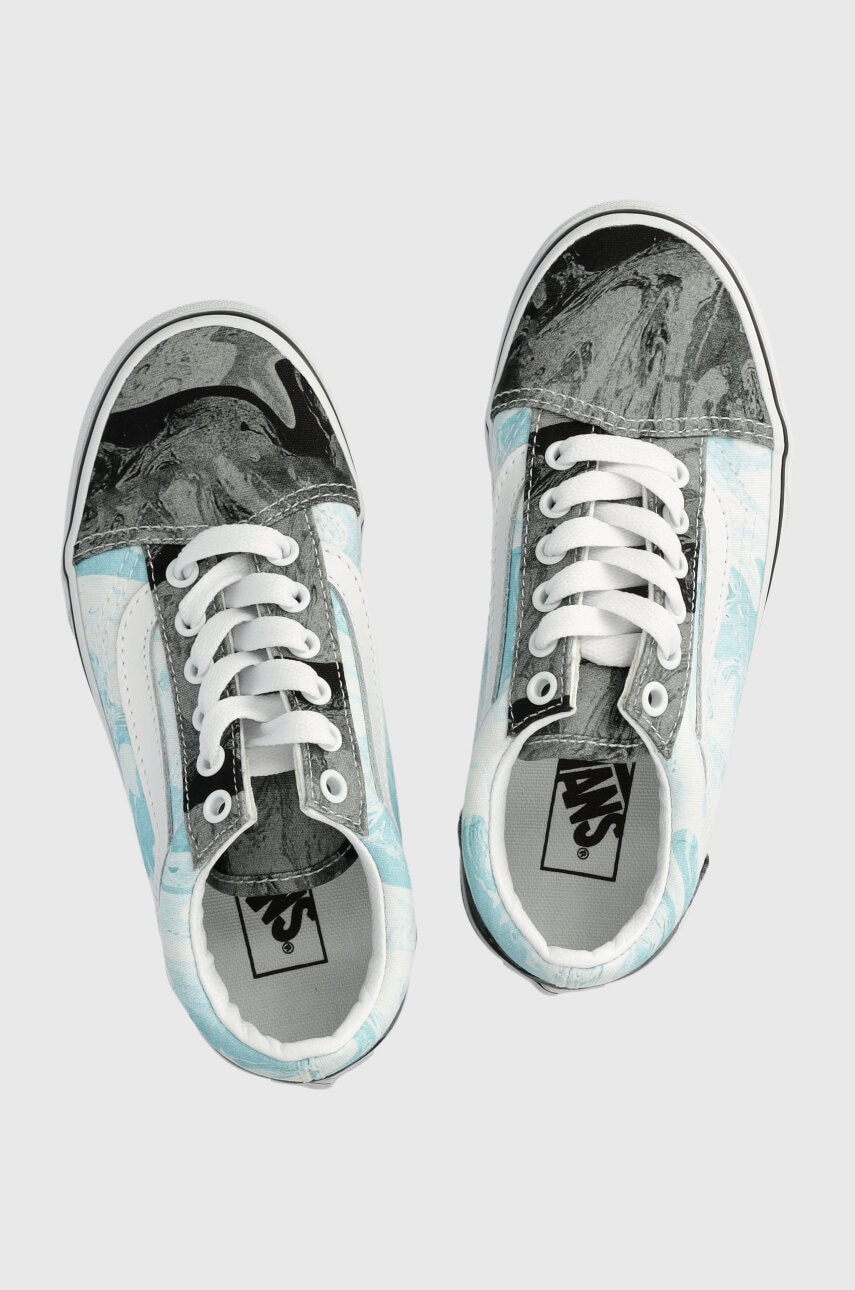 Vans tenisi copii UY Old Skool MRBL BLKGY