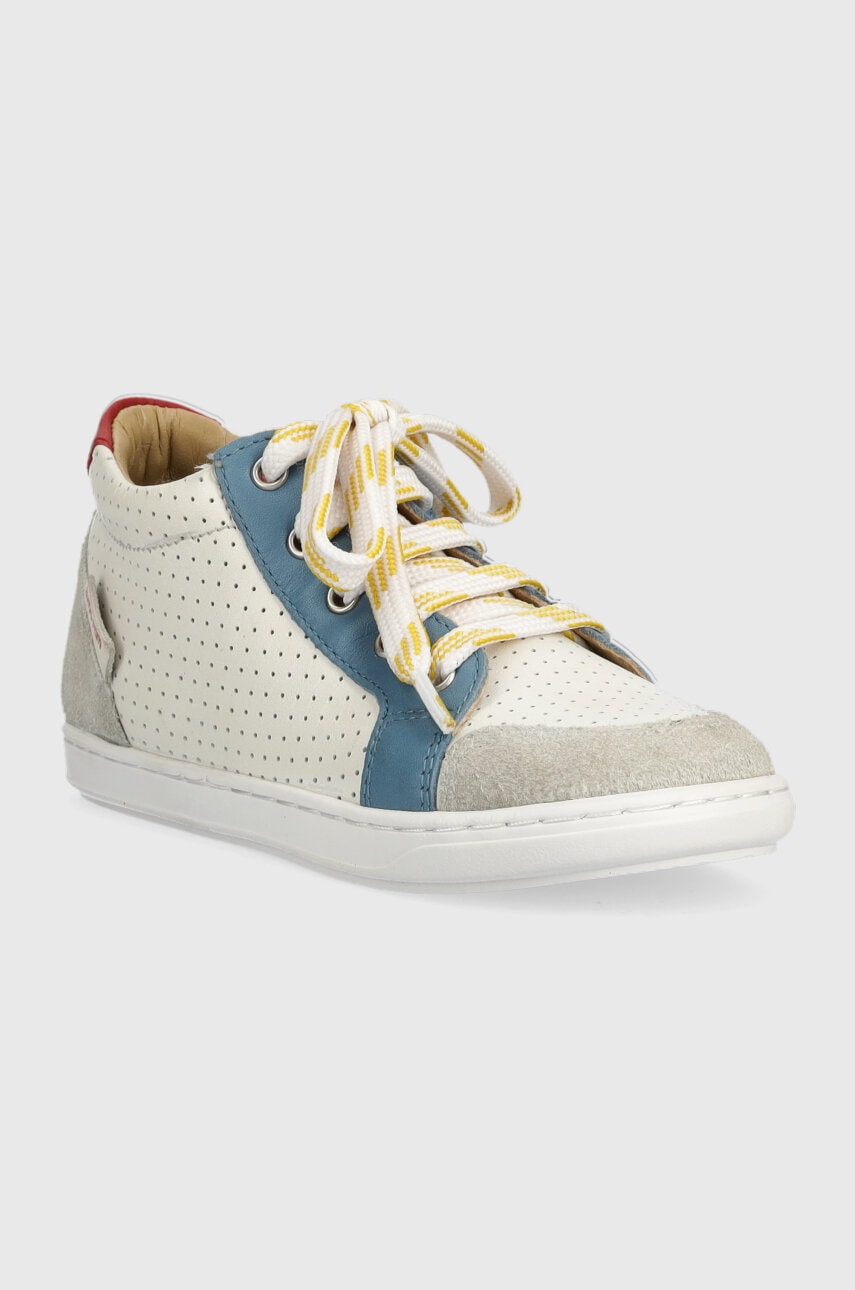 Детские кожаные кроссовки Shoo Pom цвет серый Детские кожаные кроссовки Shoo Pom цвет серый