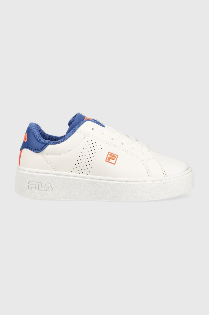 Levně Dětské sneakers boty Fila FFK0079 CROSSCOURT ALTEZZA bílá barva, Bangladesh