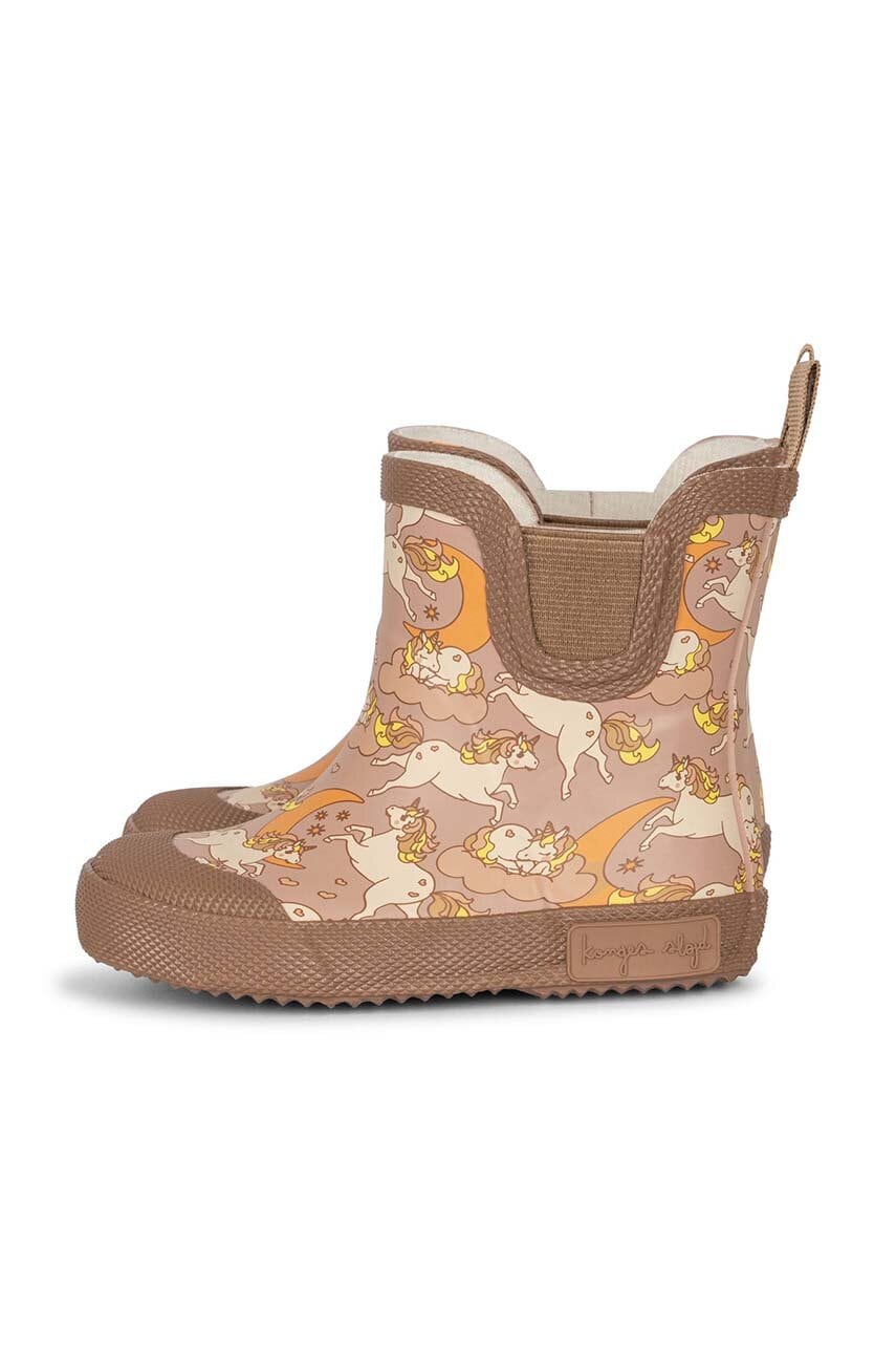 Konges Sløjd cizme copii culoarea roz