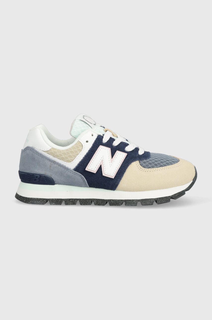 New Balance sneakers pentru copii GC574DN2 culoarea albastru marin