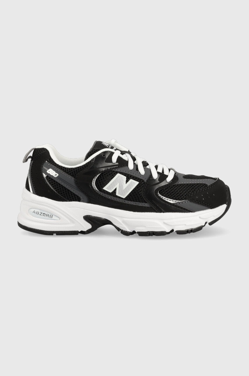 

Детски маратонки New Balance NBGR530 в черно, Черен