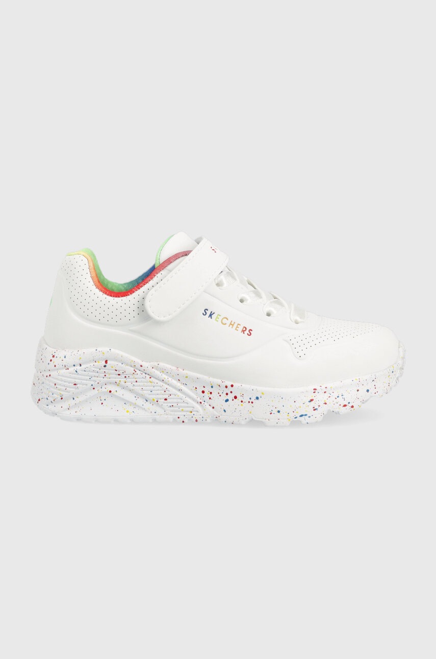 

Детски маратонки Skechers в бяло, Бял