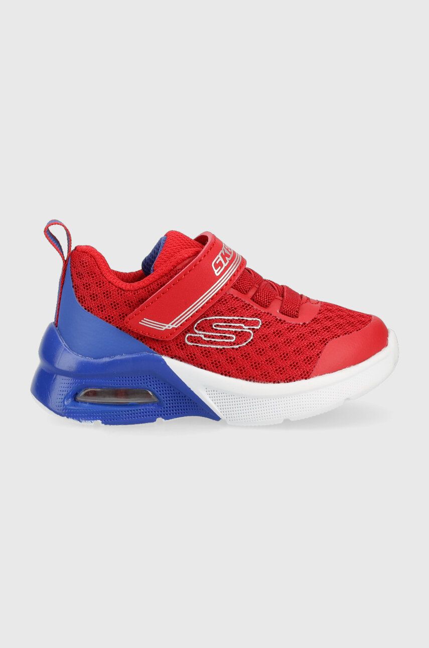 Levně Dětské sneakers boty Skechers červená barva