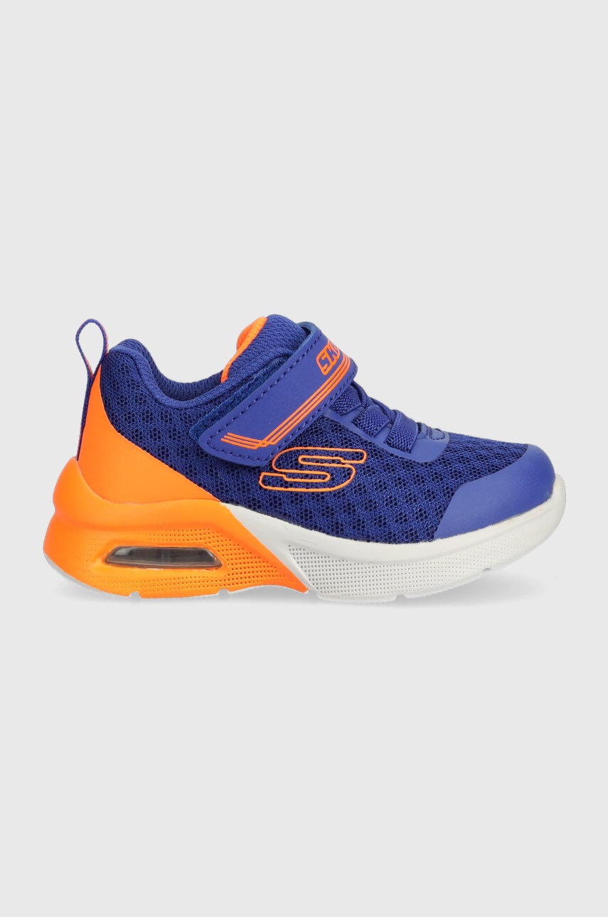 Skechers sneakers pentru copii culoarea albastru marin