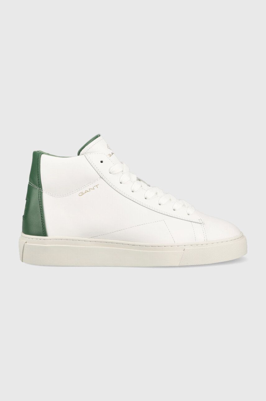 Levně Kožené sneakers boty Gant Mc Julien bílá barva