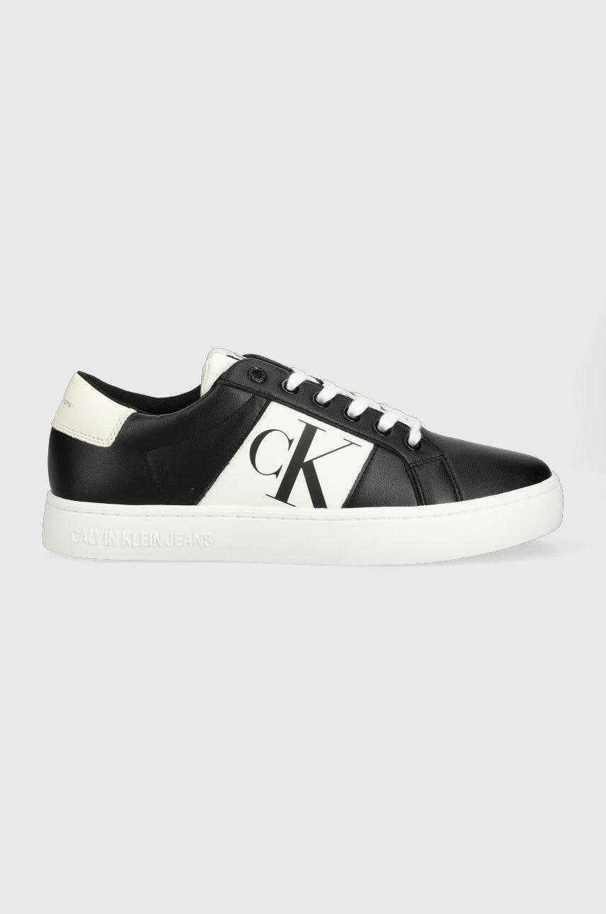 

Маратонки Calvin Klein Jeans YM0YM00569 CLASSIC CUPSOLE R LTH-NY MONOG в черно, Черен