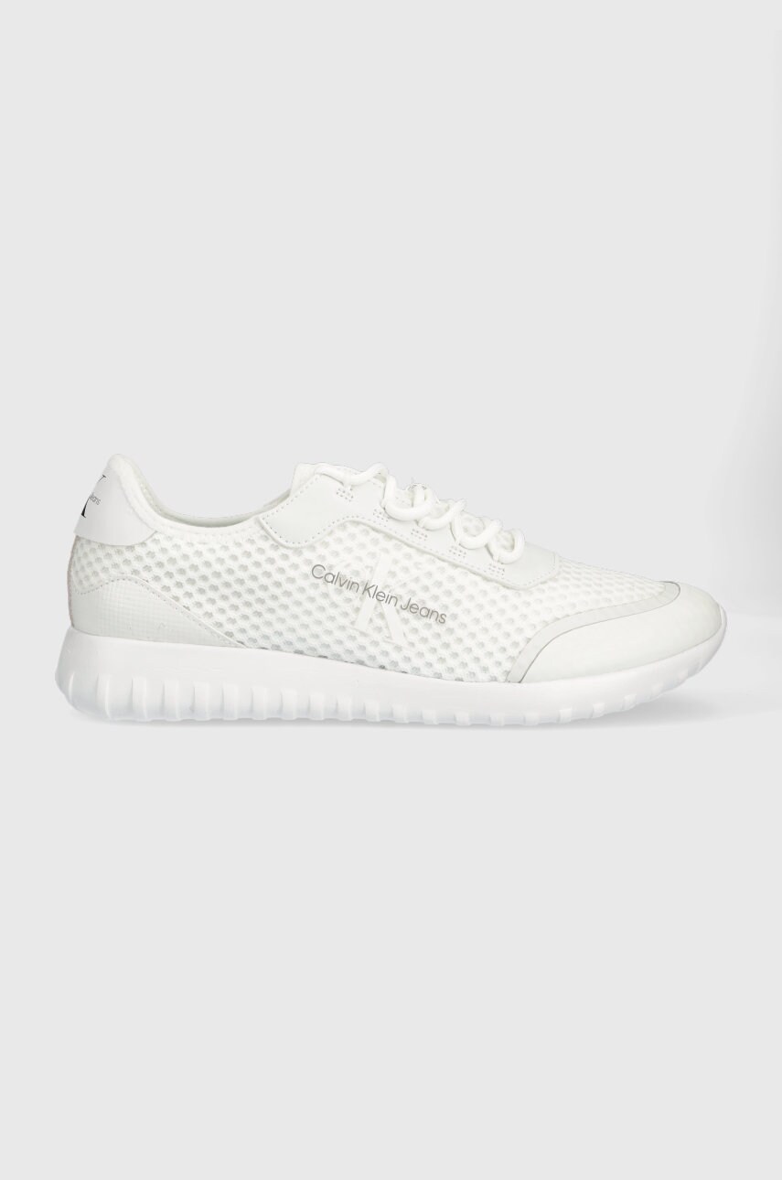 

Маратонки Calvin Klein Jeans YM0YM00584 EVA RUNNER MONOLOGO в бяло, Бял