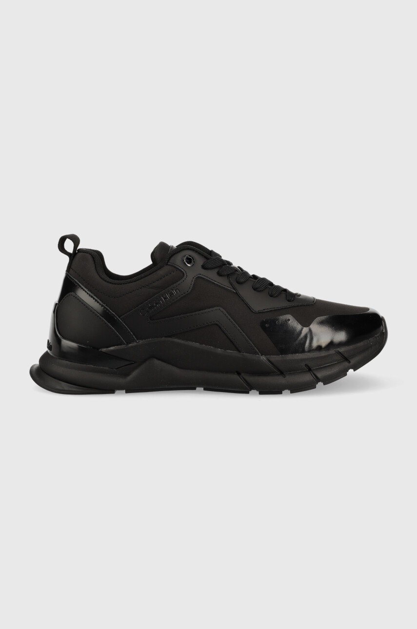 

Маратонки Calvin Klein HM0HM01007 LOW TOP LACE UP FESTIVE в черно, Черен