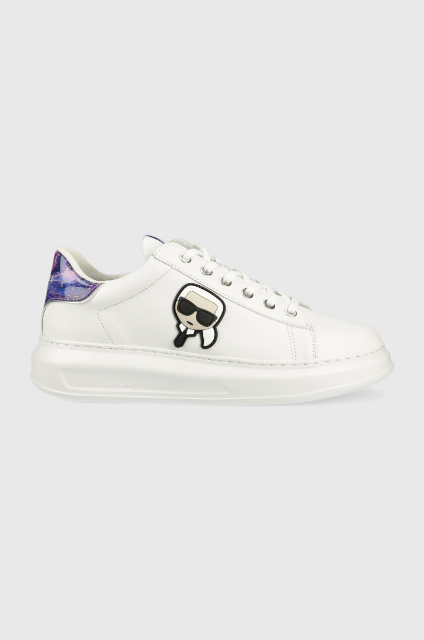 

Кожени маратонки Karl Lagerfeld KL52533 KAPRI MENS в бяло, Бял