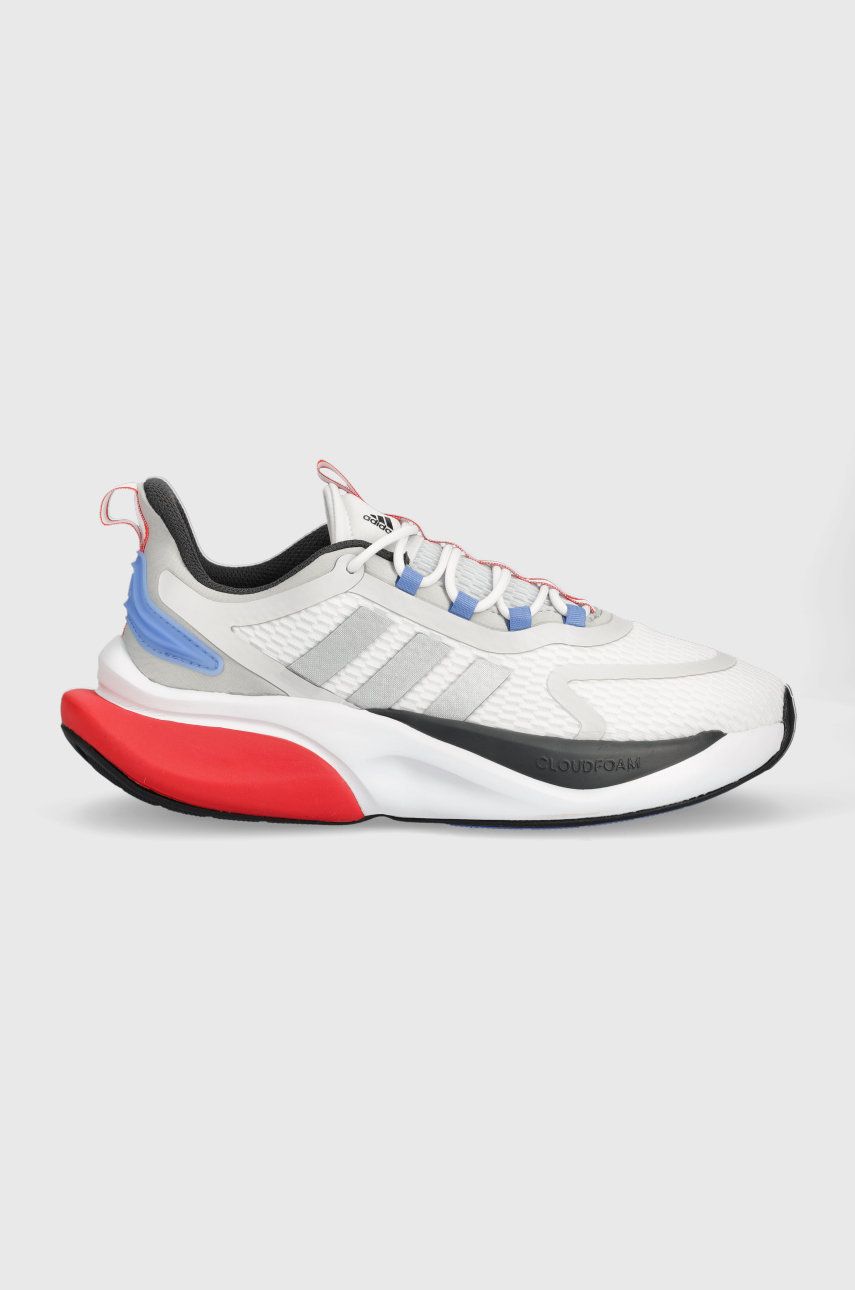 adidas sneakers pentru alergat AlphaBounce + culoarea alb HP6139
