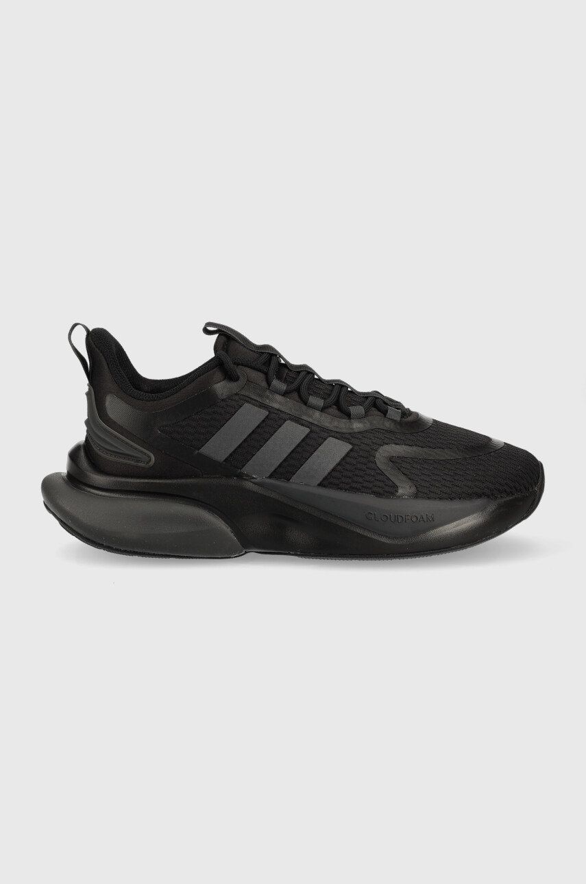 adidas sneakers pentru alergat AlphaBounce + culoarea negru HP6142