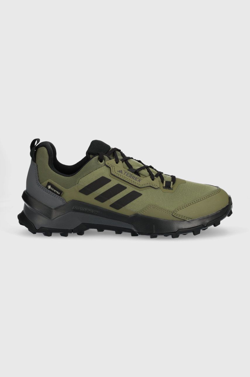 adidas TERREX pantofi AX4 GTX barbati, culoarea verde HP7400-FOCOLI/BLK