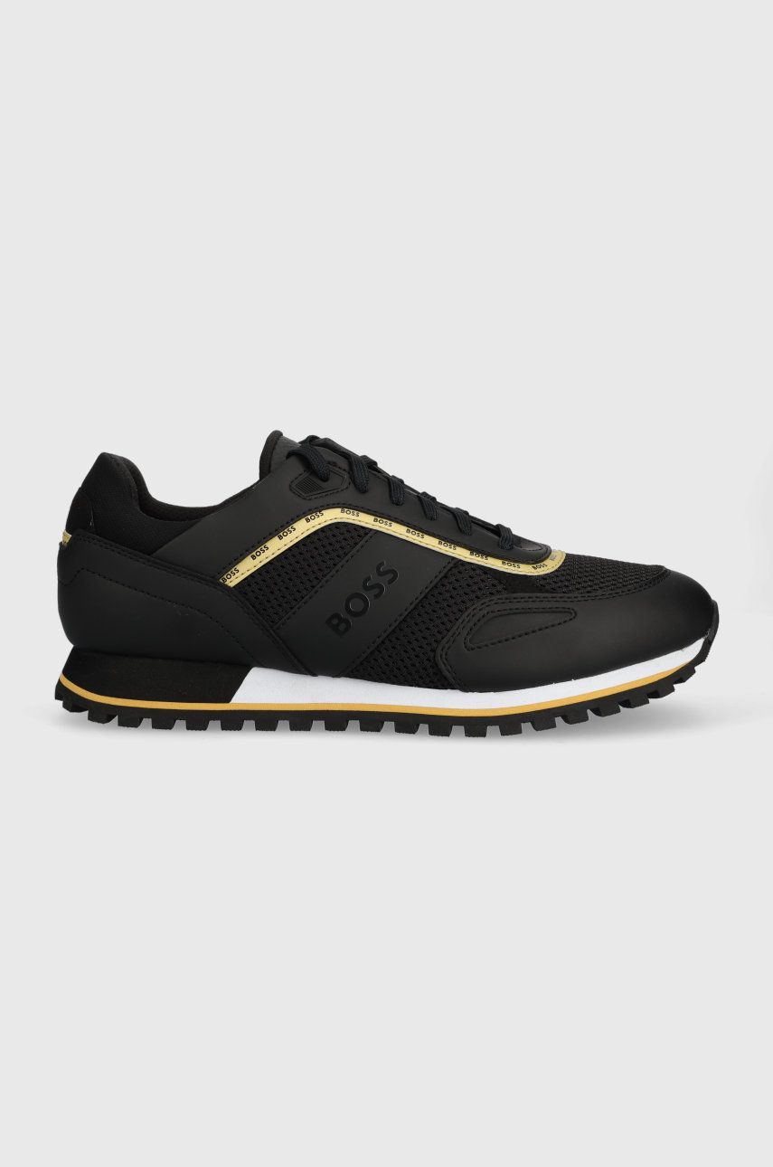 Sneakers boty BOSS Parkour-L černá barva, 50485704 - černá -  Svršek: Umělá hmota