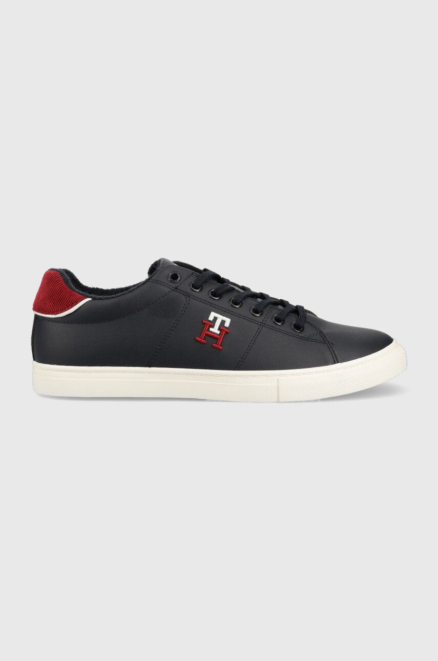 Levně Sneakers boty Tommy Hilfiger Fm0fm04350 Core Vulc Varsity Monogram tmavomodrá barva