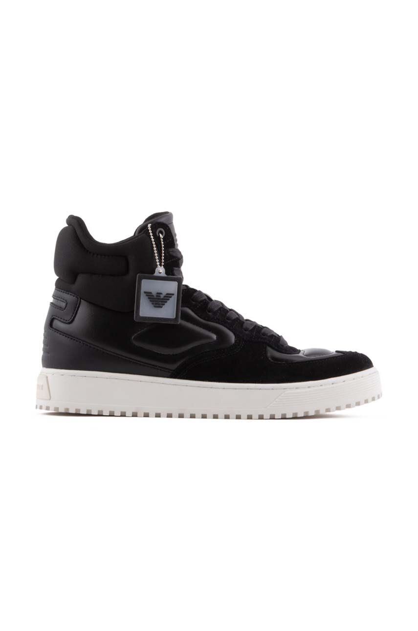 Emporio Armani sneakers culoarea negru, X4Z114 XN735 N515 answear.ro imagine noua