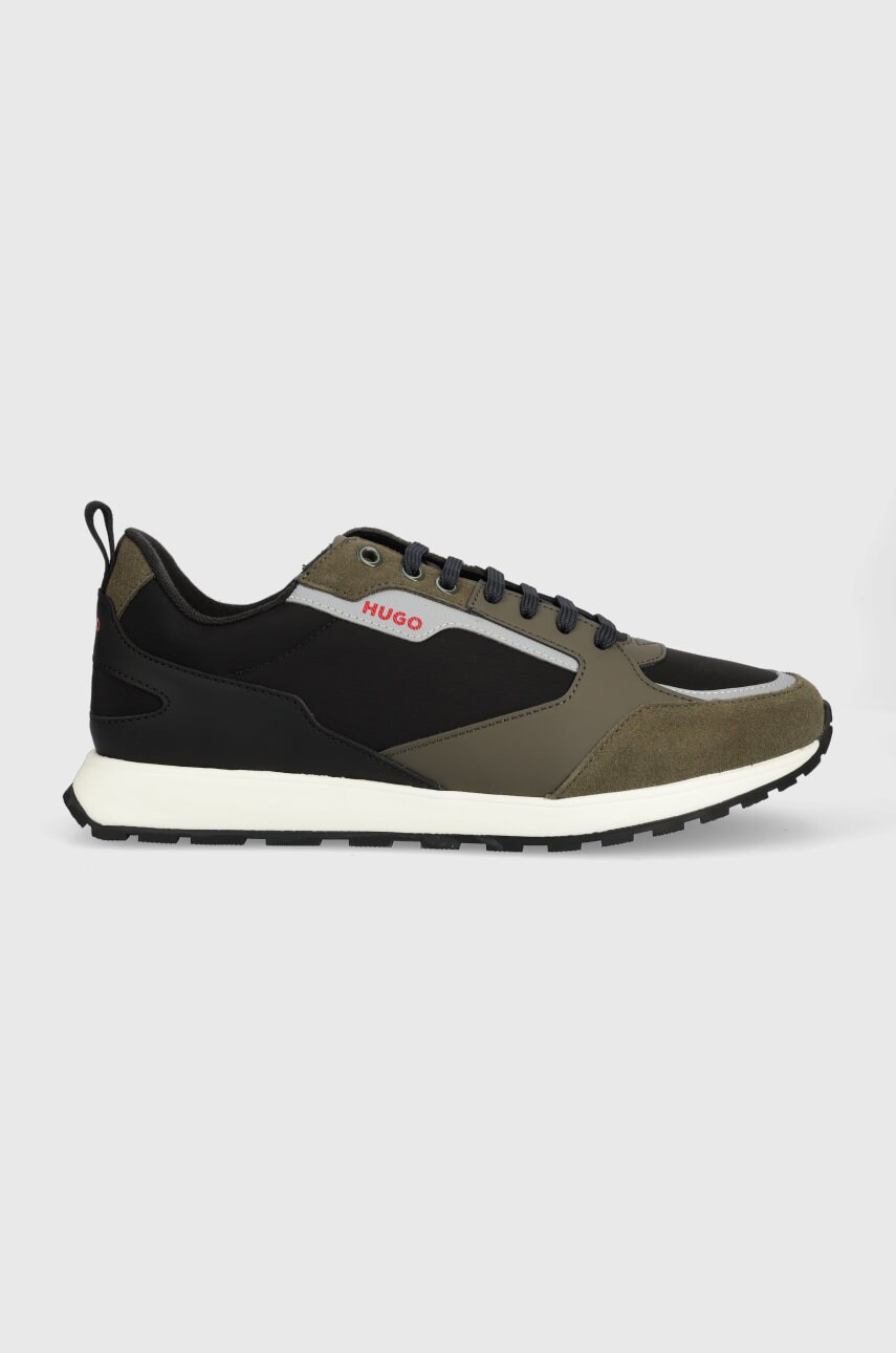 Hugo sneakers icelin culoarea verde, 50471304