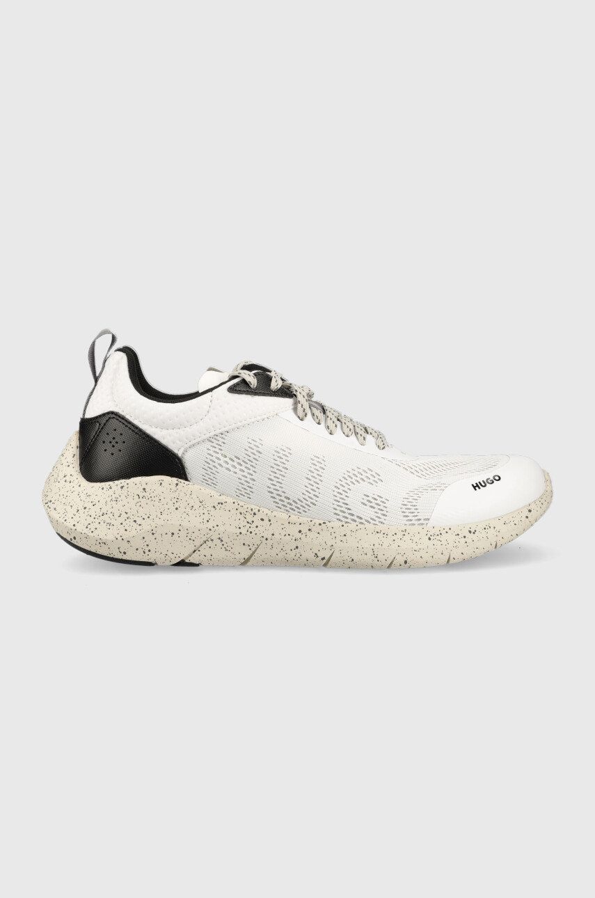 Sneakers boty HUGO Wayne bílá barva, 50487820 - bílá -  Svršek: Umělá hmota