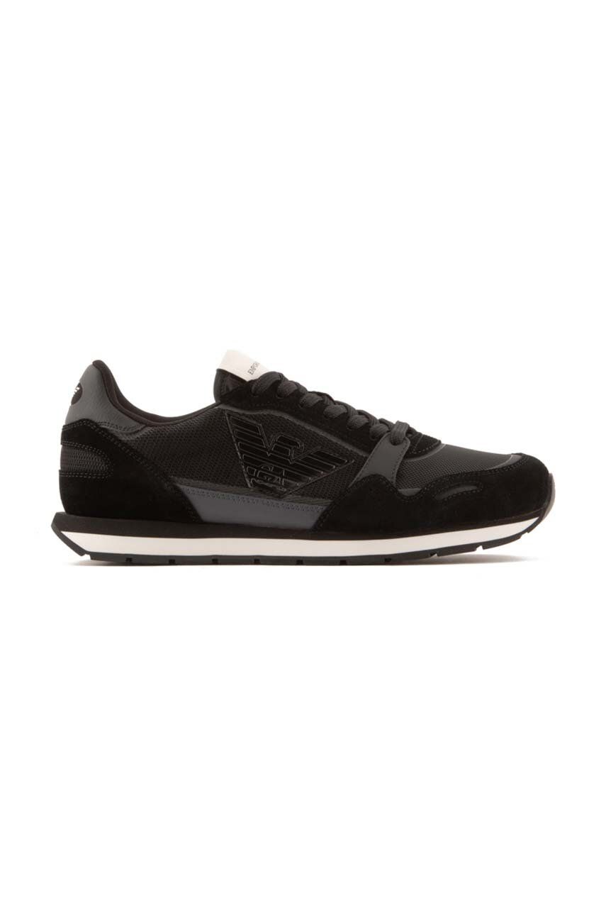 Sneakers boty Emporio Armani X4X537 XN730 R926 černá barva, X4X537 XN730 R926 - černá -  Svršek