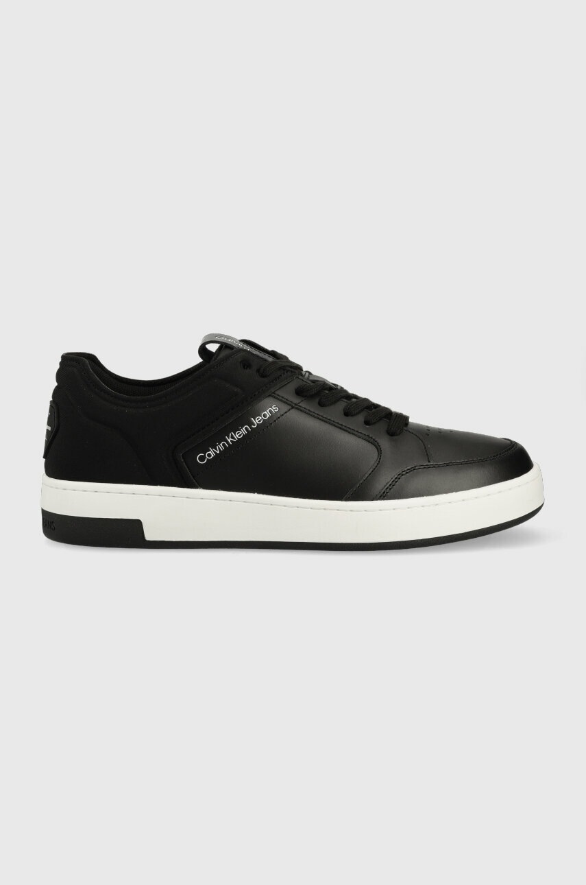 

Маратонки Calvin Klein Jeans BASKET CUPSOLE HIGH/LOW FREQ в черно YM0YM00611, Черен