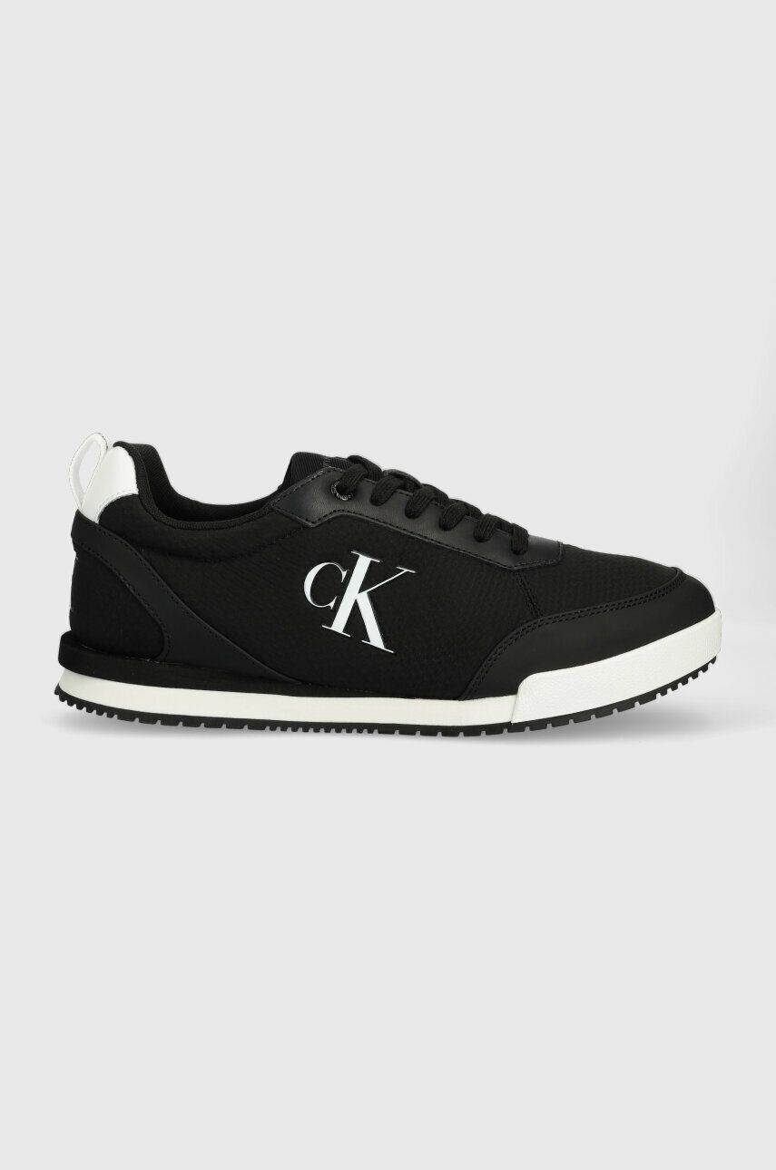 Sneakers boty Calvin Klein Jeans LOW PROFILE OVERSIZED MESH černá barva, YM0YM00623 - černá -  