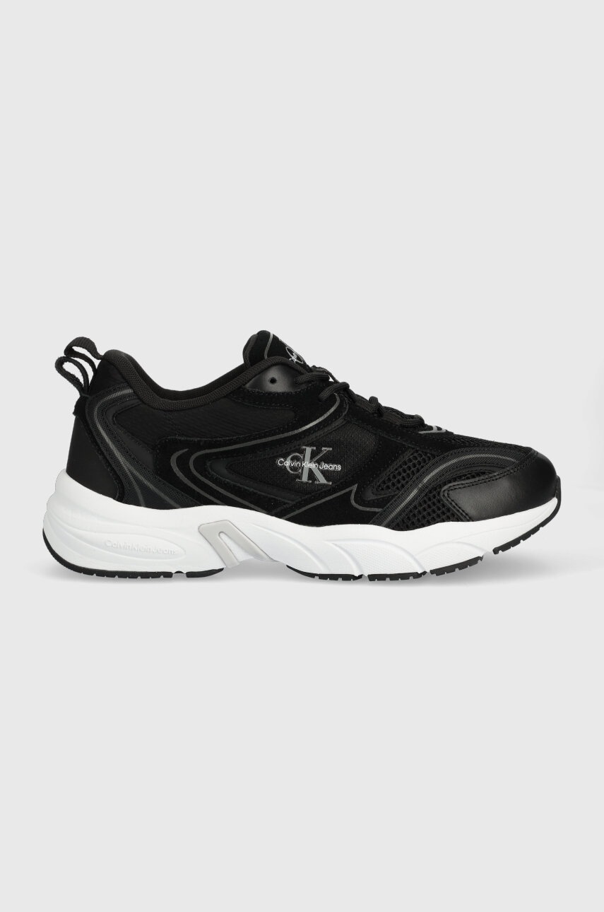 

Маратонки Calvin Klein Jeans RETRO TENNIS OVERSIZED MESH в черно YM0YM00636, Черен