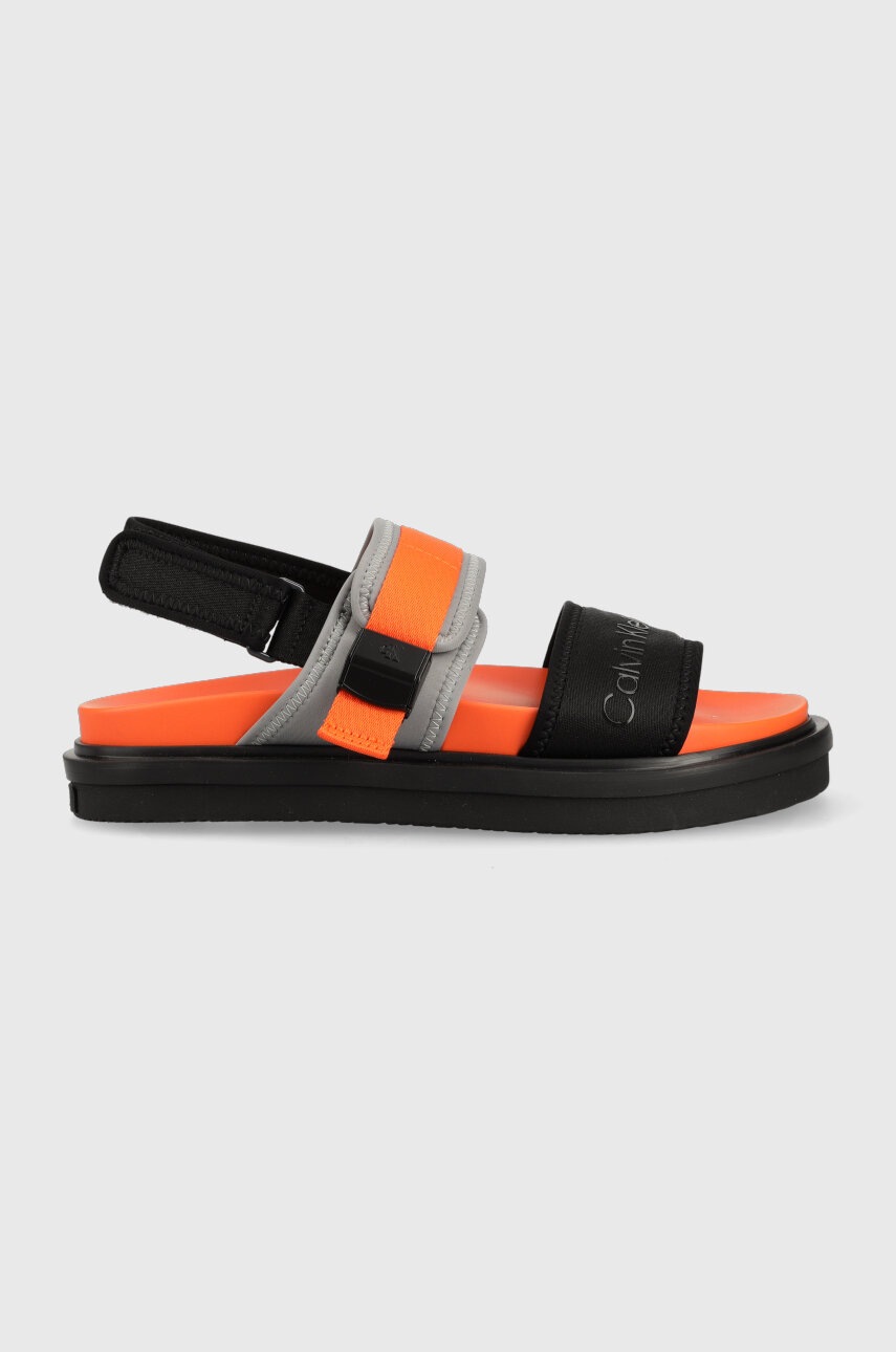 

Сандали Calvin Klein Jeans SANDAL HARDWARE в черно YM0YM00643, Черен