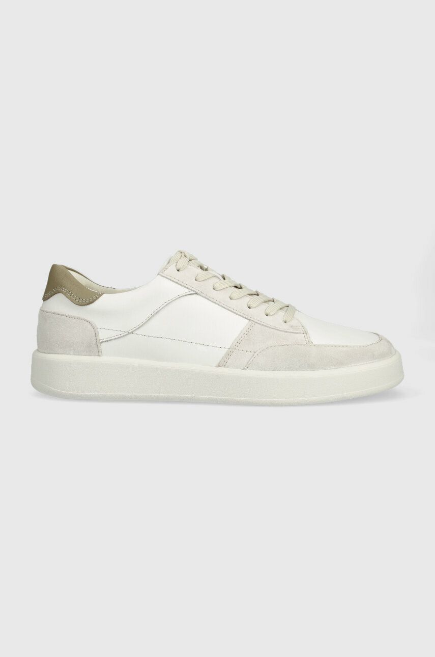 Kožené sneakers boty Vagabond Shoemakers TEO bílá barva, 5587.242.98 - bílá -  Svršek: Přírodní