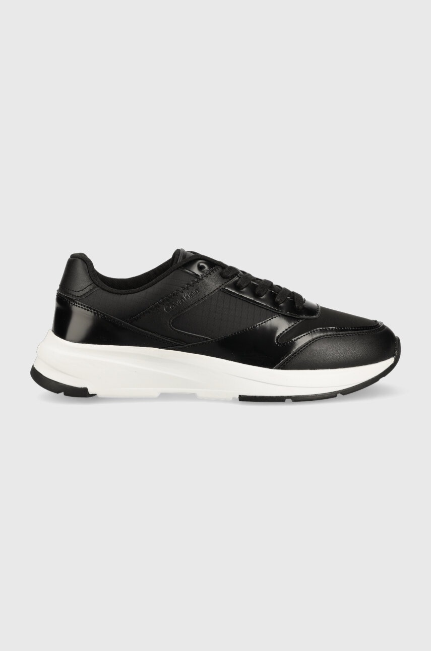 

Маратонки Calvin Klein LOW TOP LACE UP MIX в черно HM0HM00901, Черен