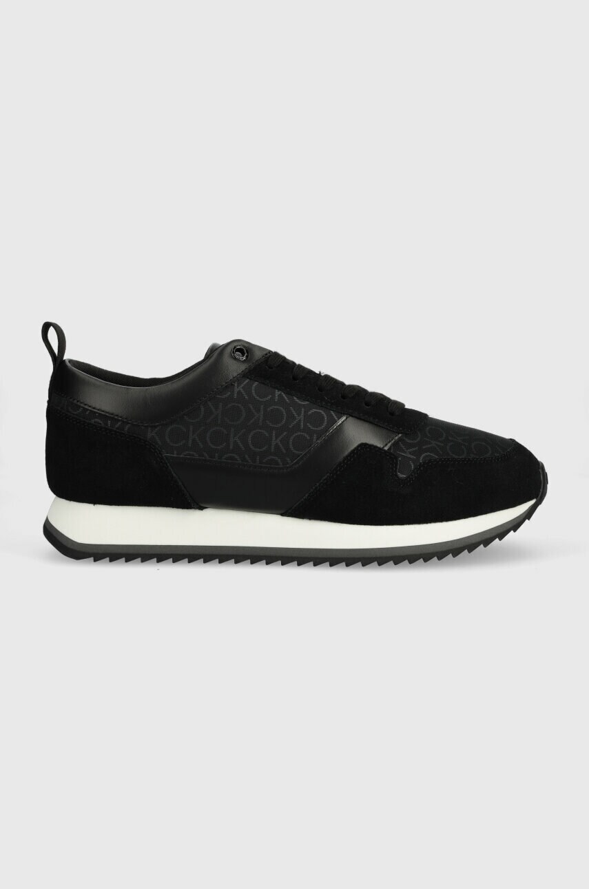 

Маратонки Calvin Klein LOW TOP LACE UP MESH MONO в черно HM0HM00909, Черен