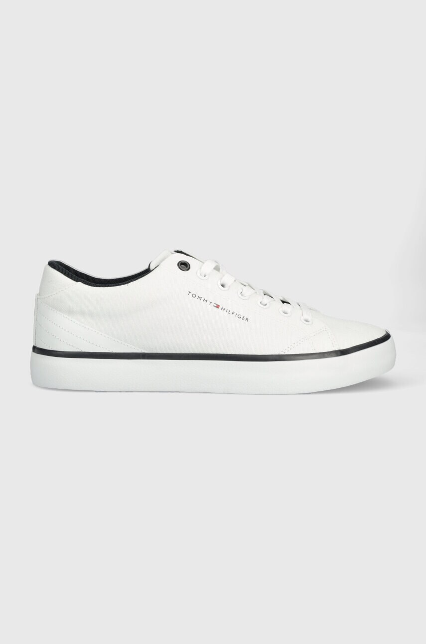 

Кросівки Tommy Hilfiger TH HI VULC CORE LOW CANVAS колір білий FM0FM04737